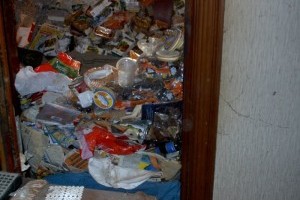 Entrümpelung einer Messiewohnung 2008